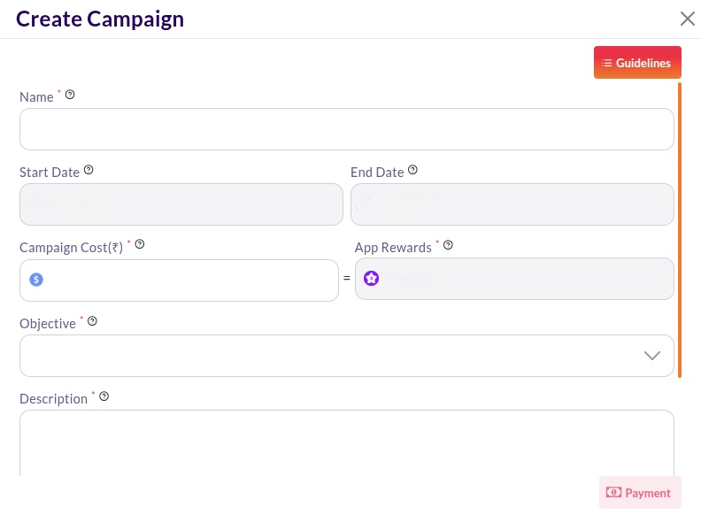Create Campaign