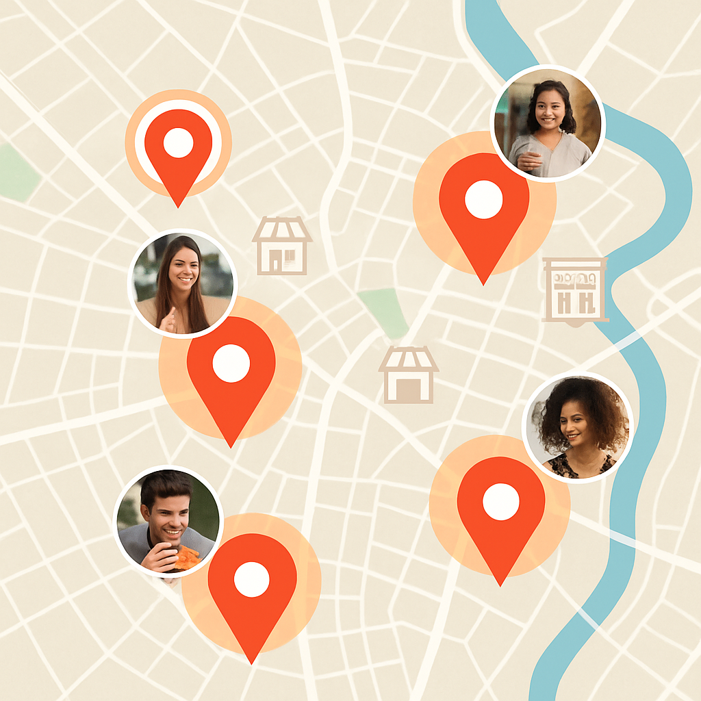 Map with Pins