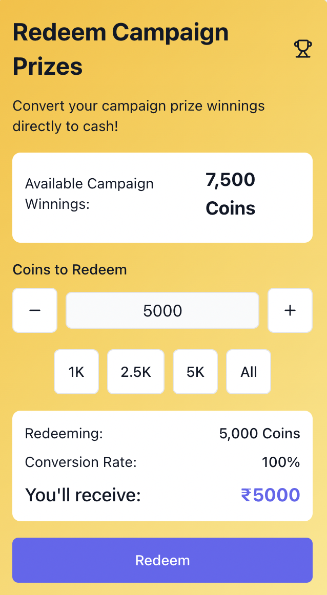 Receipt Reward
